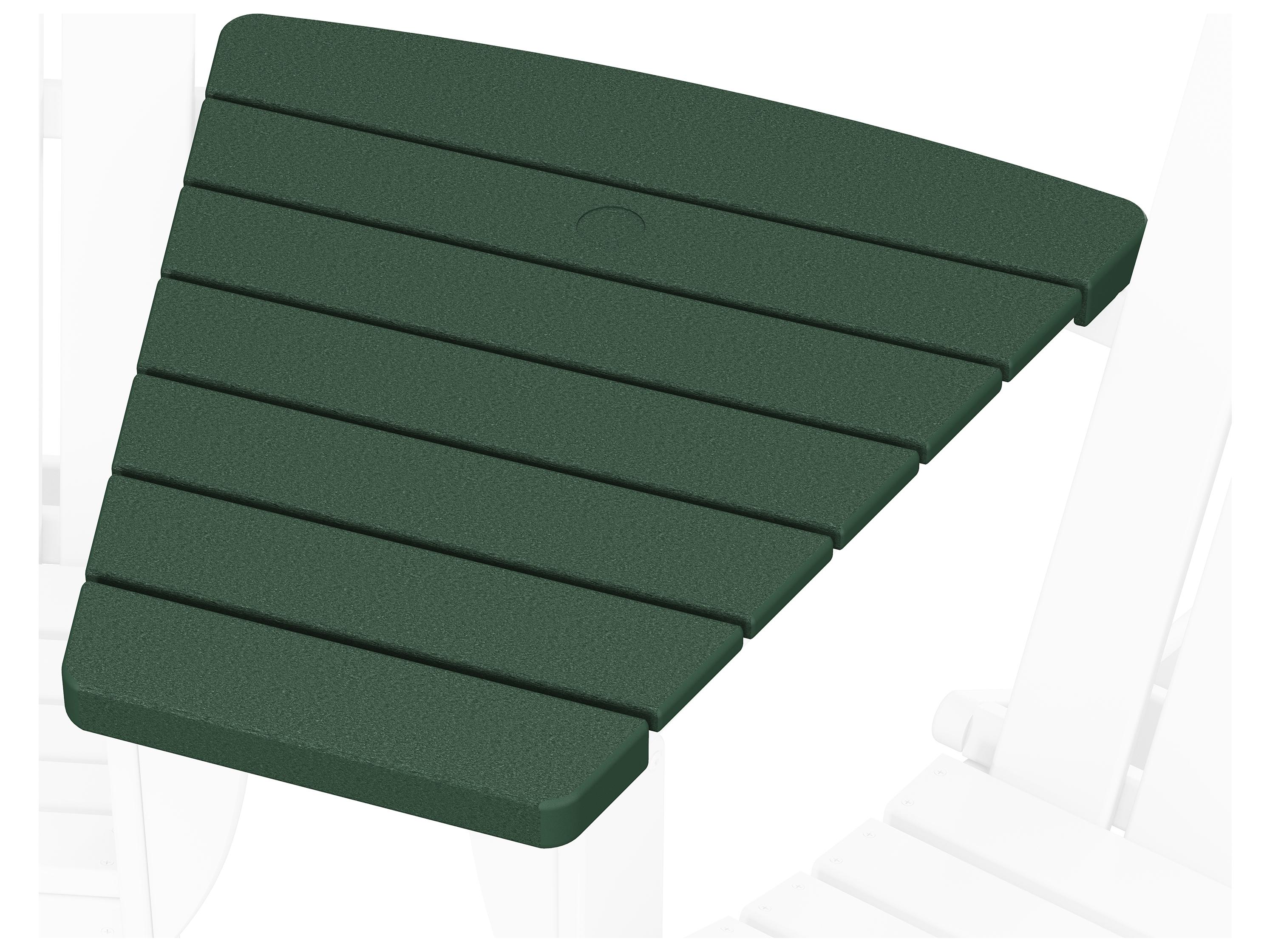 POLYWOOD® Classic Adirondack Recycled Plastic Angled Connecting Table