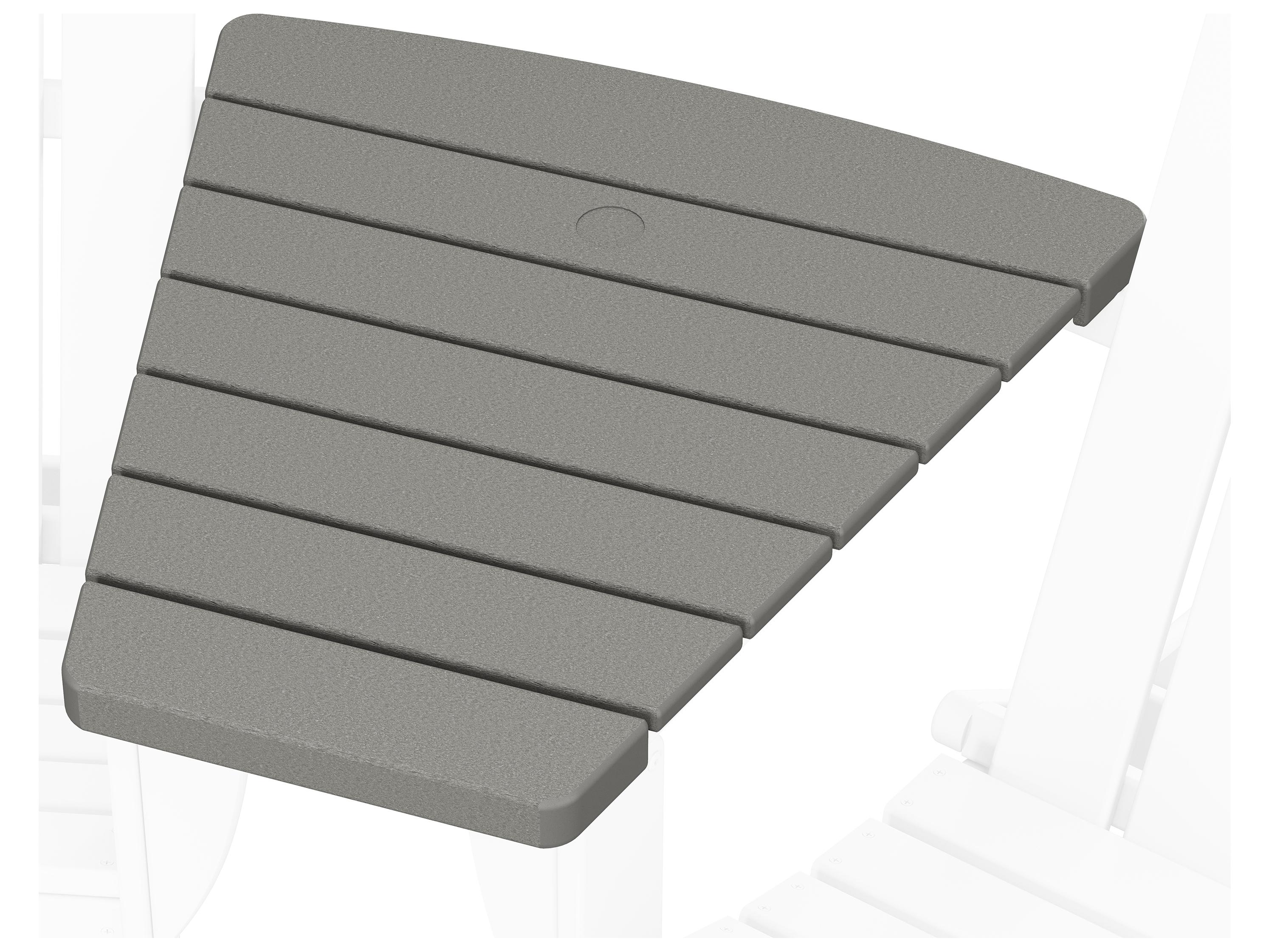 POLYWOOD® Classic Adirondack Recycled Plastic Angled Connecting Table