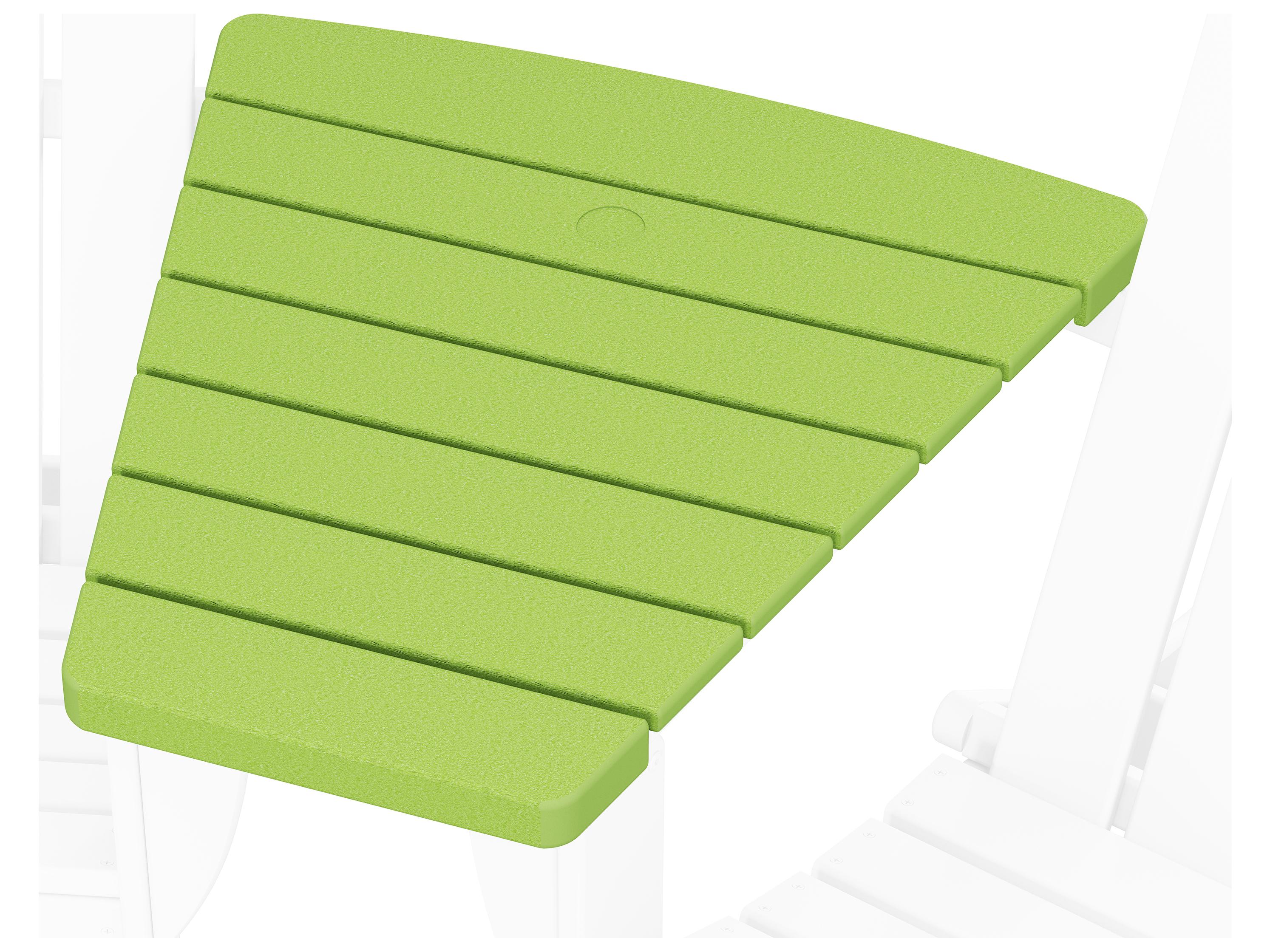 POLYWOOD® Classic Adirondack Recycled Plastic Angled Connecting Table