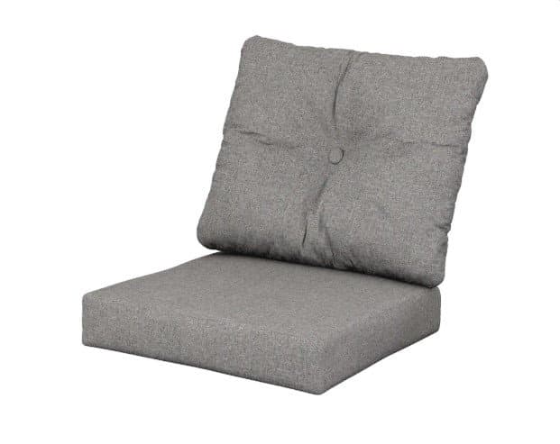 Vineyard Rocker Seat/Back Lounge Chair Cushions- Ash Charcoal fabric (145986)