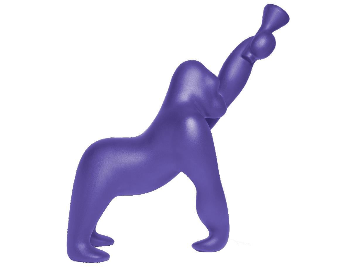 Qeeboo Kong Blue Violet Purple Floor Lamp