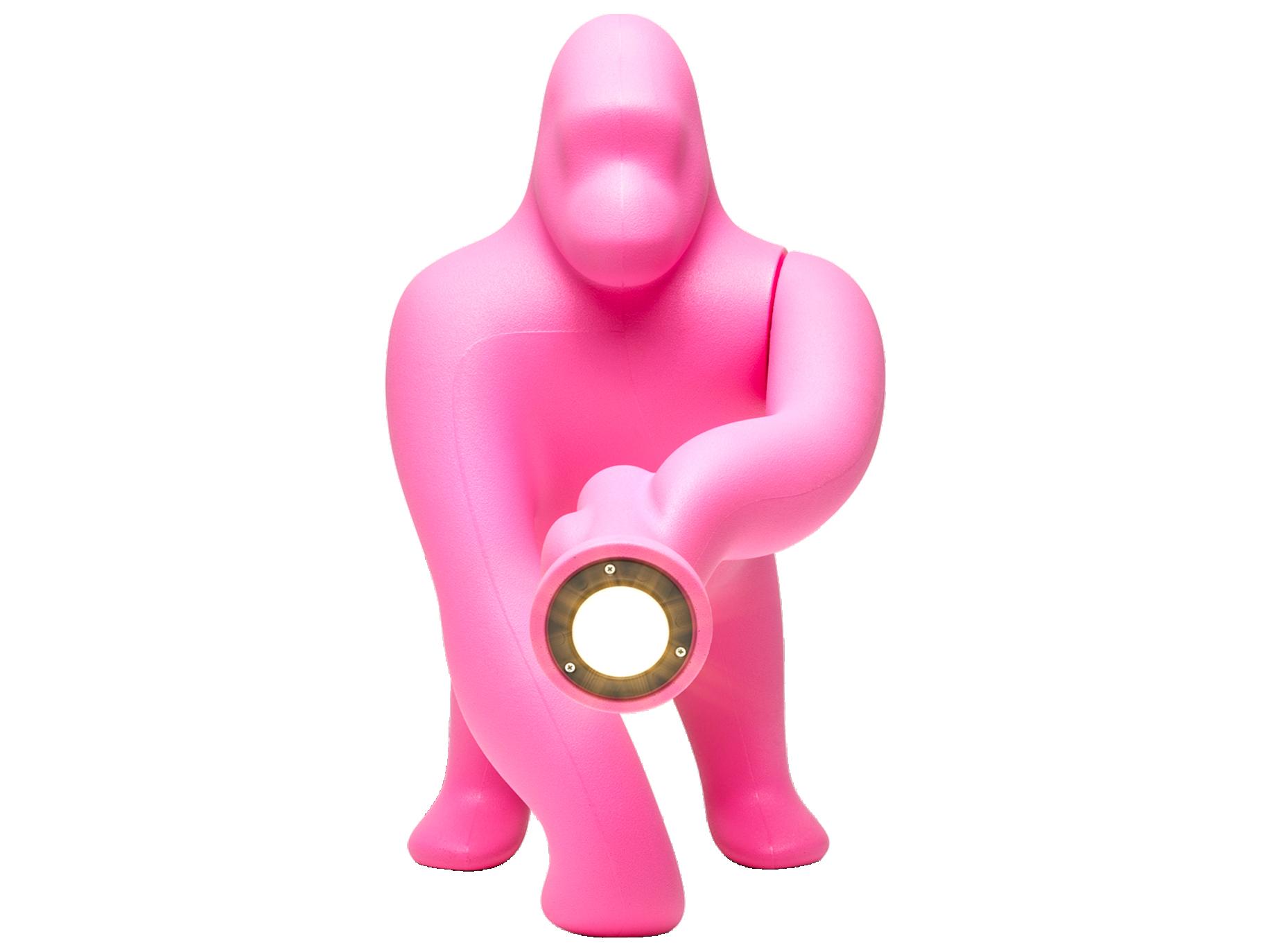 Qeeboo Kong Bright Pink Floor Lamp