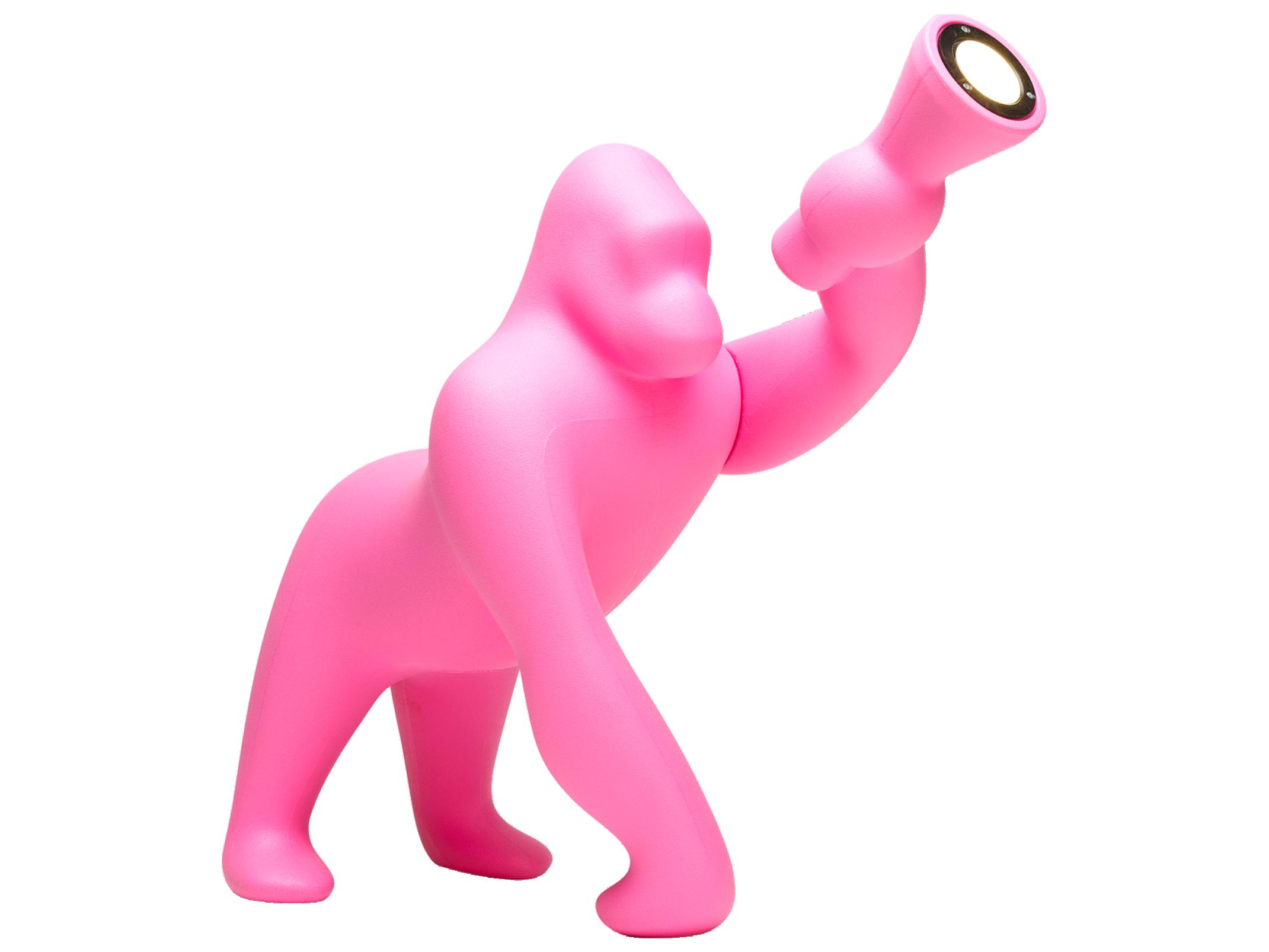 Qeeboo Kong Bright Pink Floor Lamp