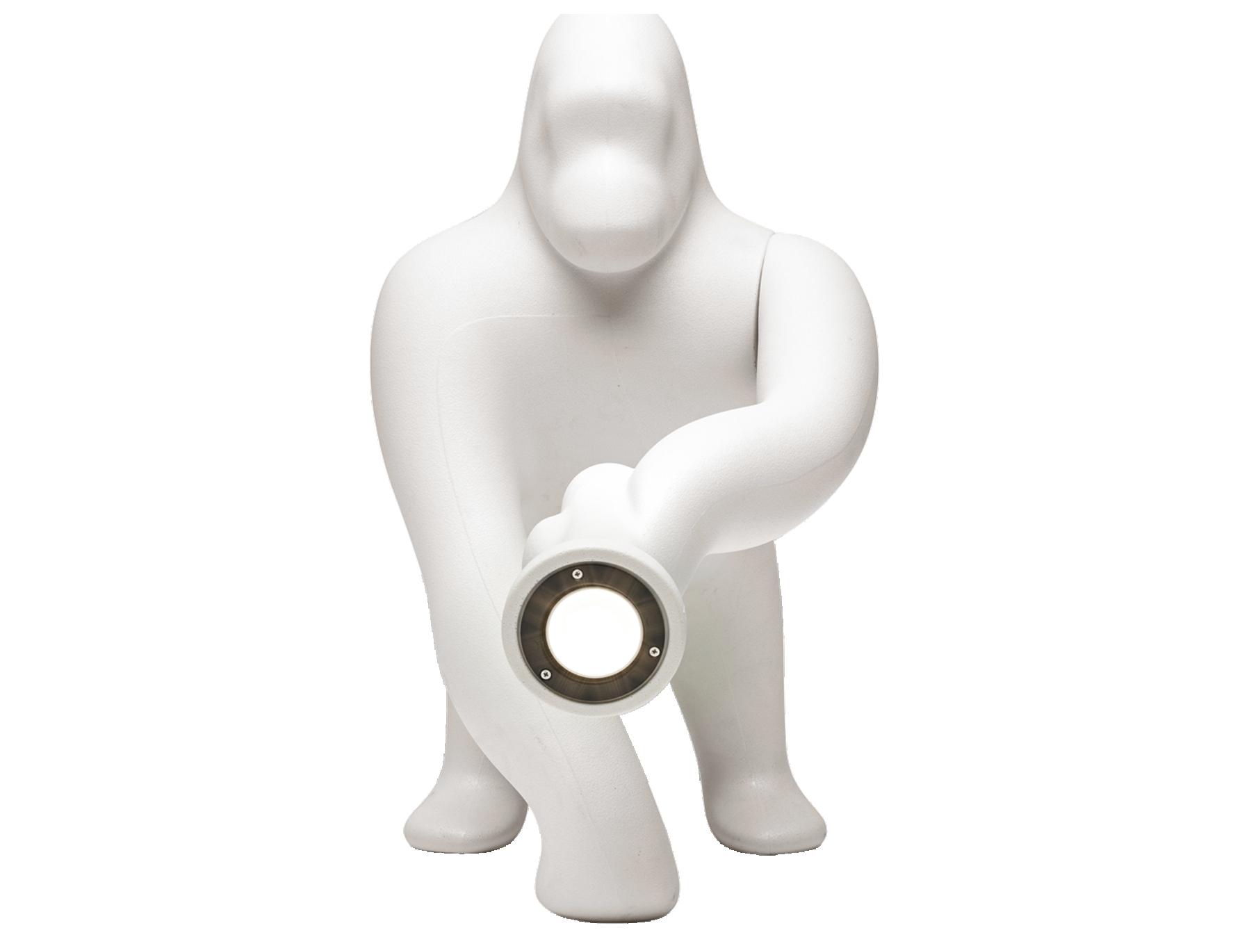 Qeeboo Kong Ivory White Floor Lamp