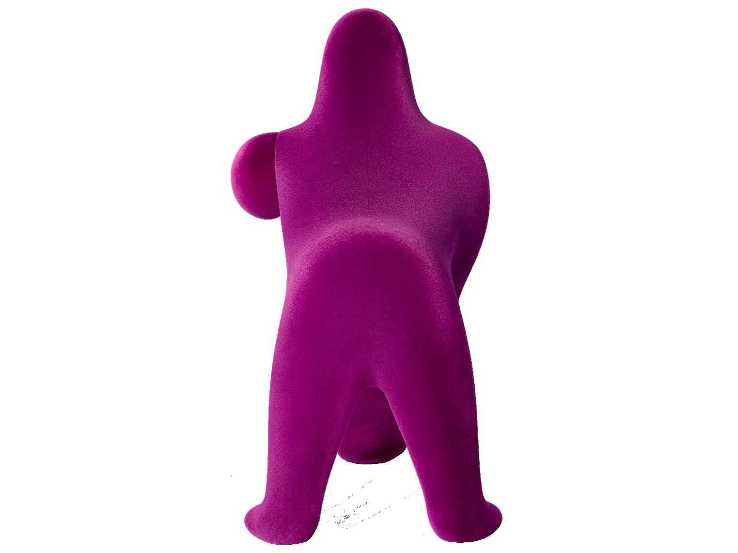 Qeeboo Kong XS Violet Velvet Purple Table Lamp