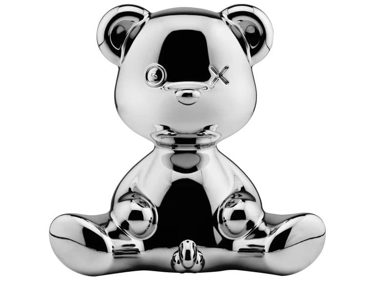 Qeeboo Teddy Boy Silver Table Lamp