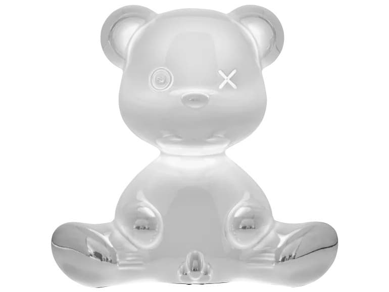 Qeeboo Teddy Boy Silver Table Lamp