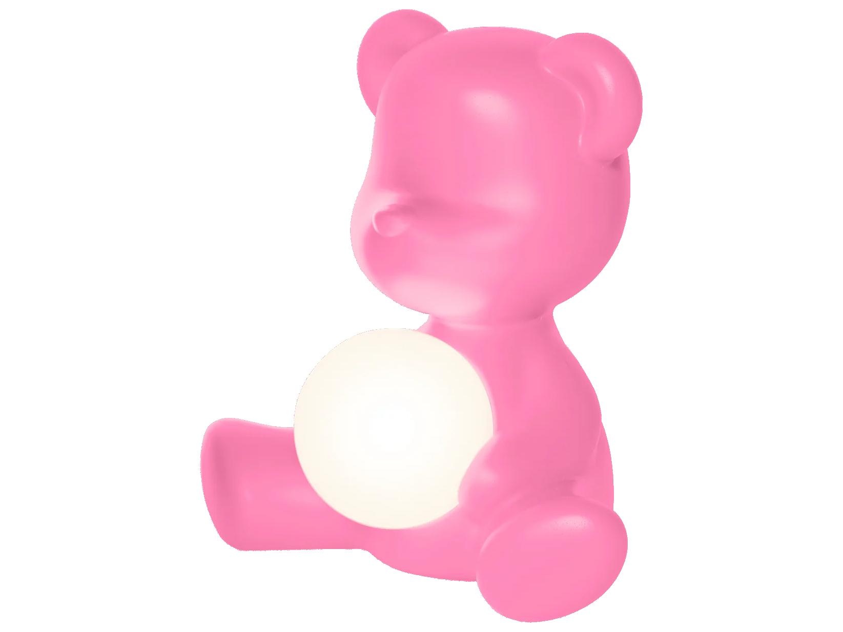 Qeeboo Teddy Girl Bright Pink Table Lamp
