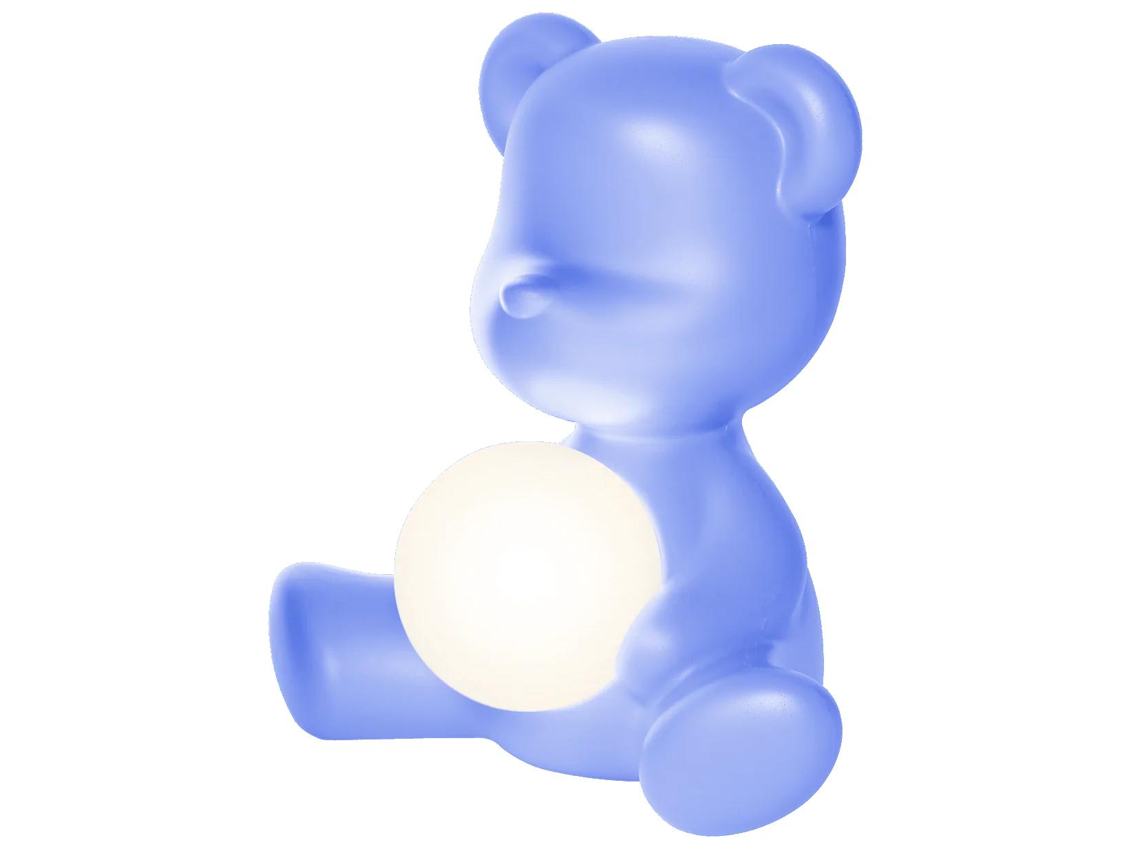 Qeeboo Teddy Girl Light Blue Table Lamp
