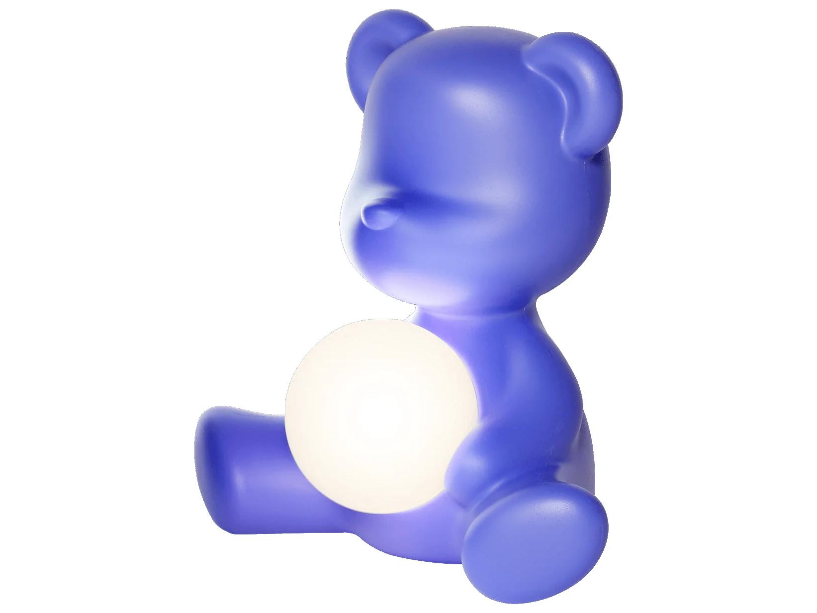 Qeeboo Teddy Girl Violet Purple Table Lamp