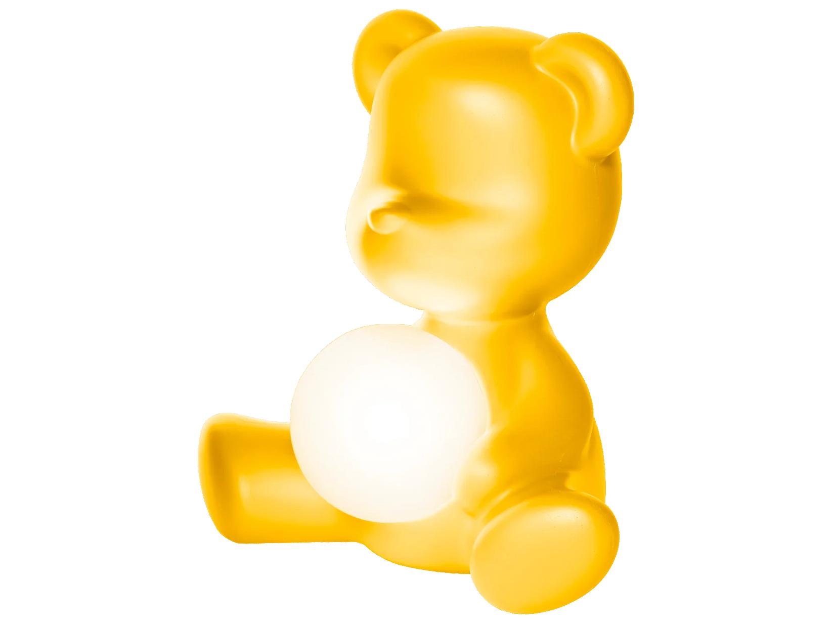 Qeeboo Teddy Girl Yellow Table Lamp