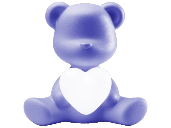 Qeeboo Teddy XS Blue Violet Purple Table Lamp
