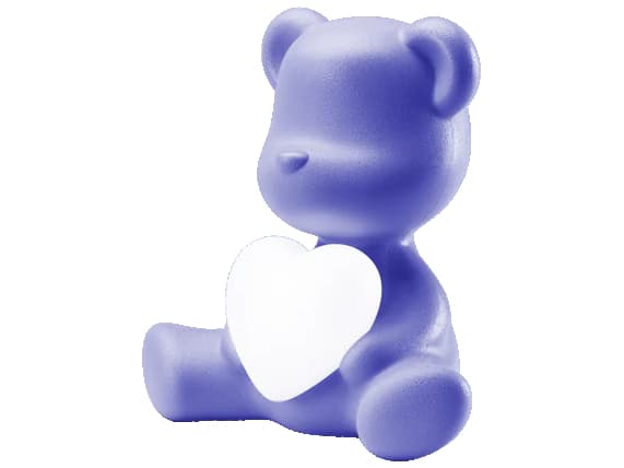 Qeeboo Teddy XS Blue Violet Purple Table Lamp