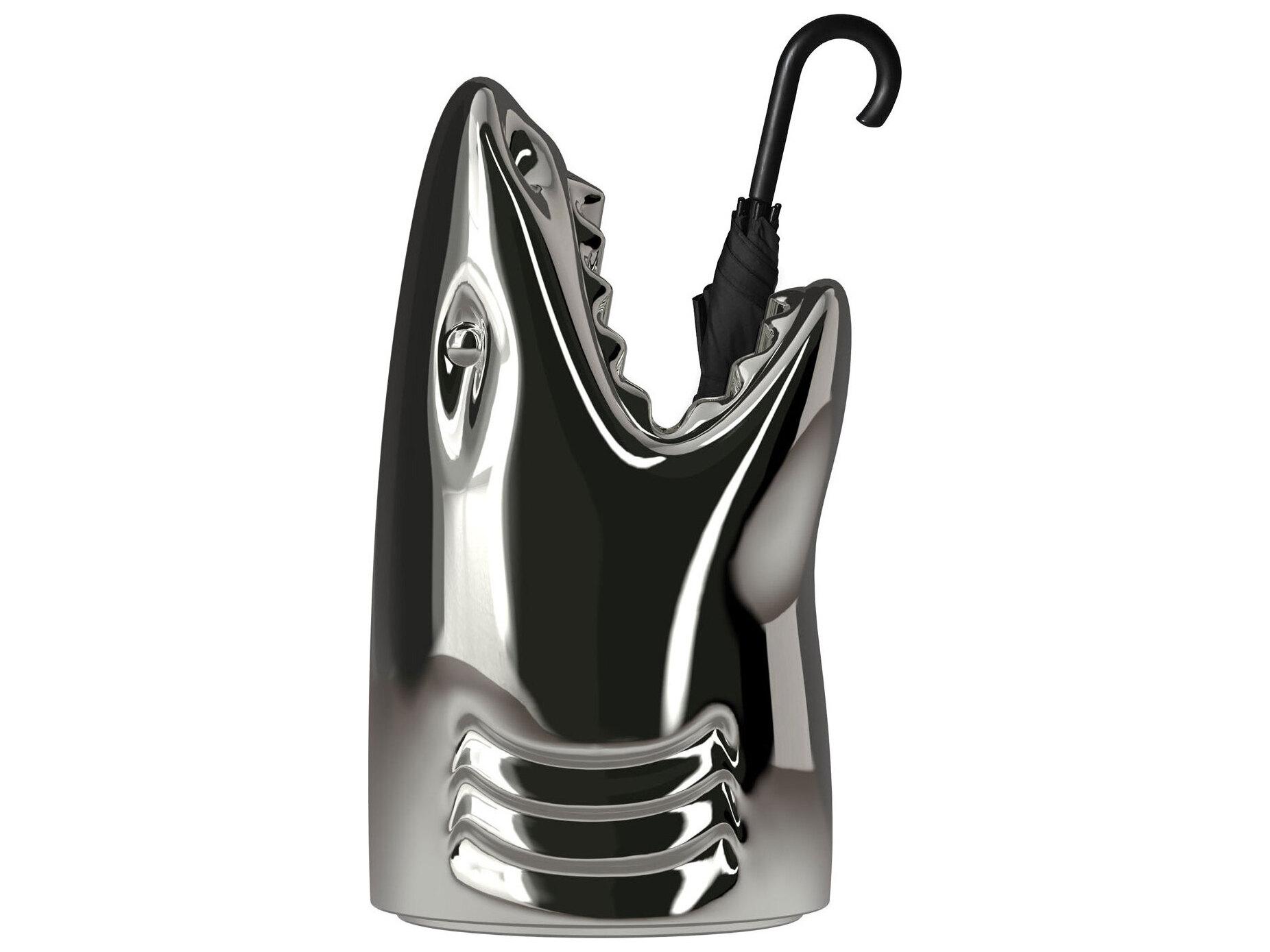 Qeeboo Killer Silver Umbrella Stand