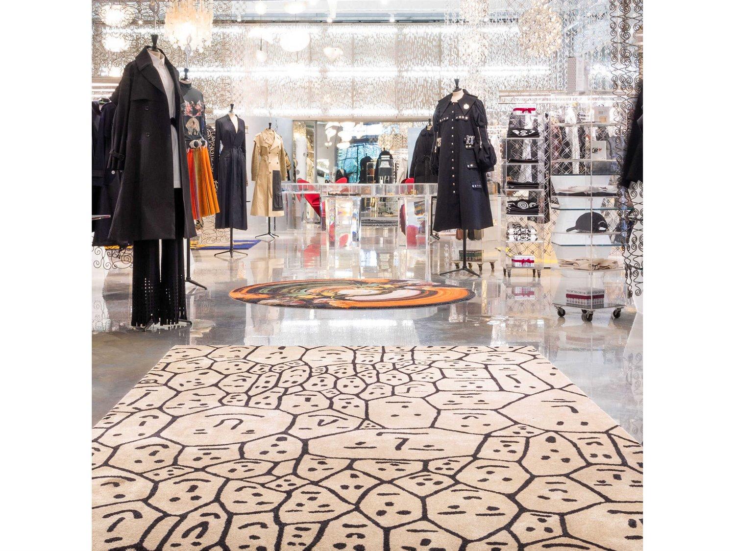 Qeeboo Genetic Tales People Graphic Area Rug