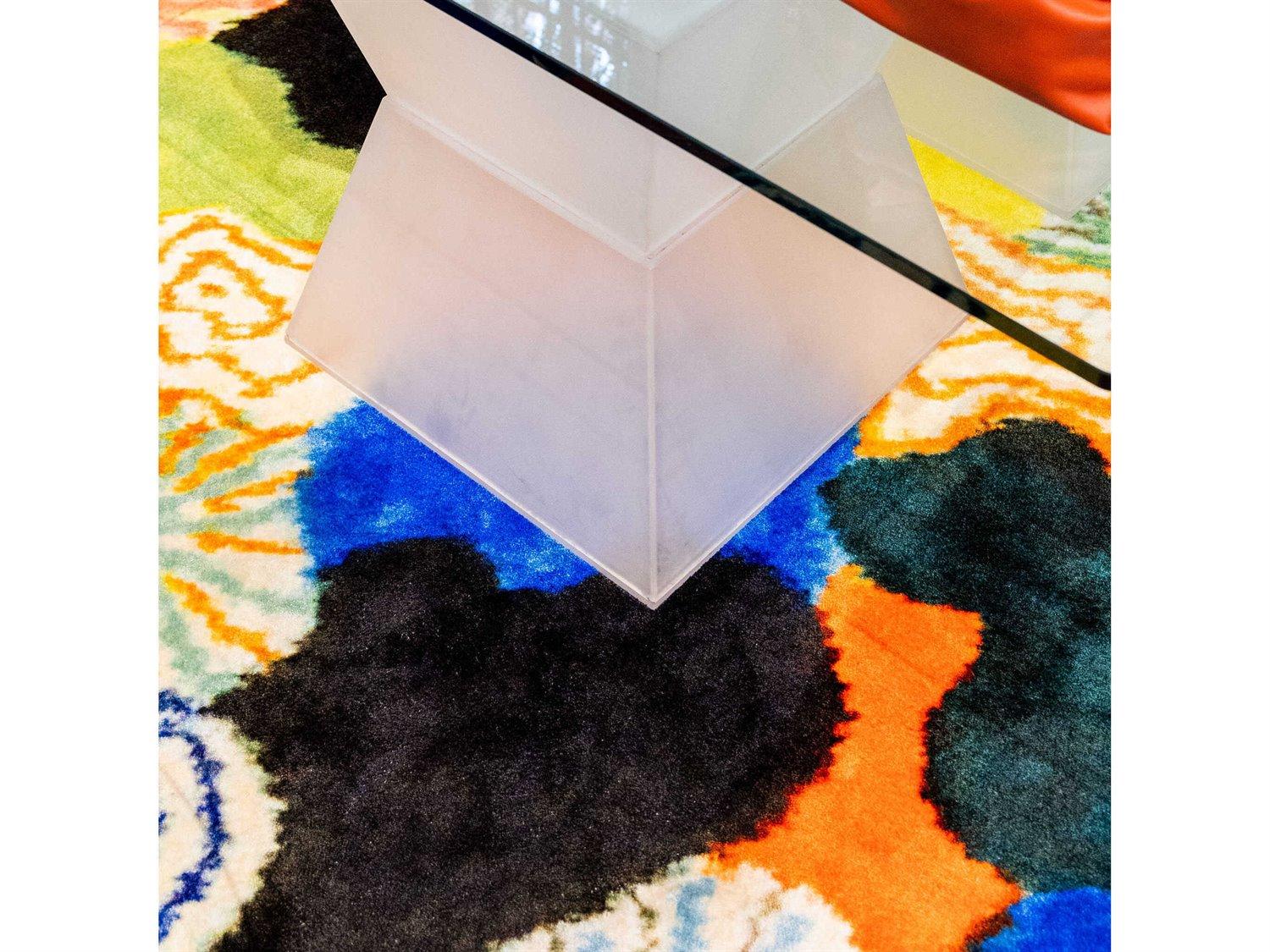 Qeeboo Patch Graphic Area Rug