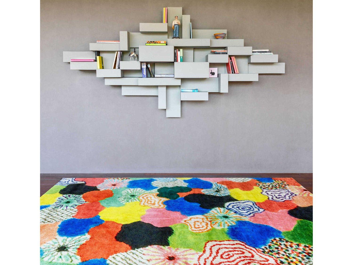 Qeeboo Patch Graphic Area Rug