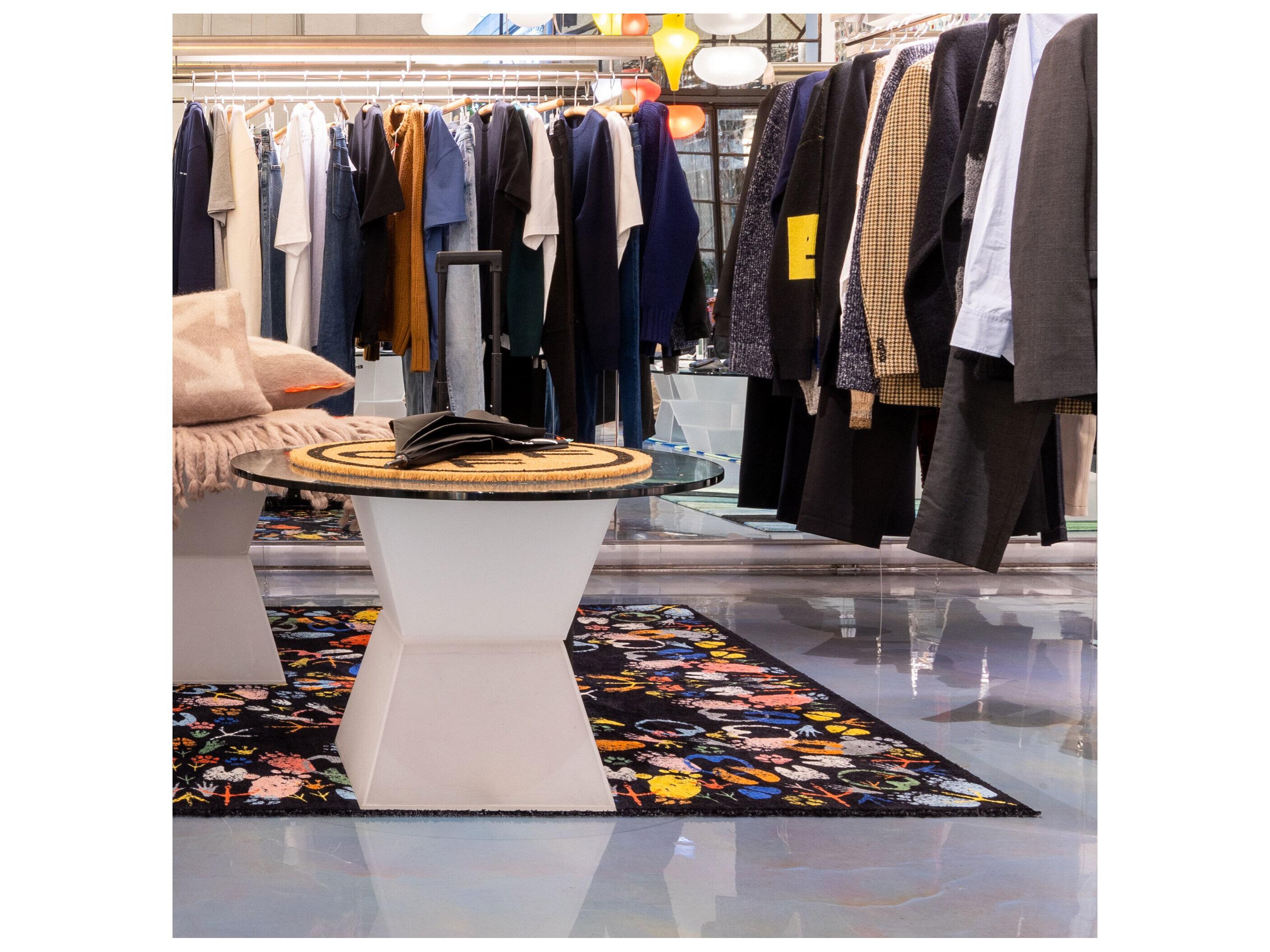 Qeeboo Lets Dance Animal Traces Graphic Area Rug