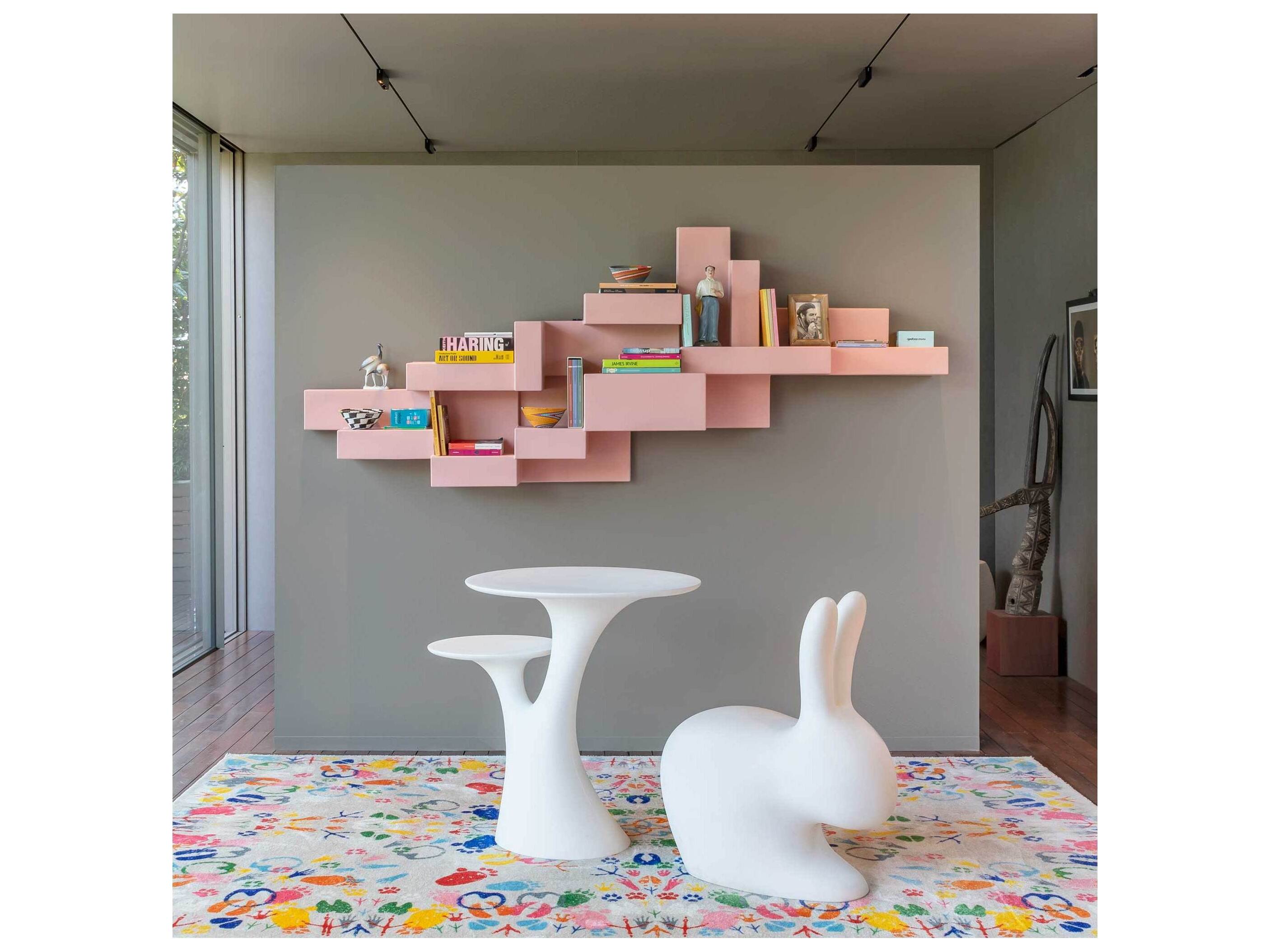 Qeeboo Lets Dance Animal Traces Graphic Area Rug