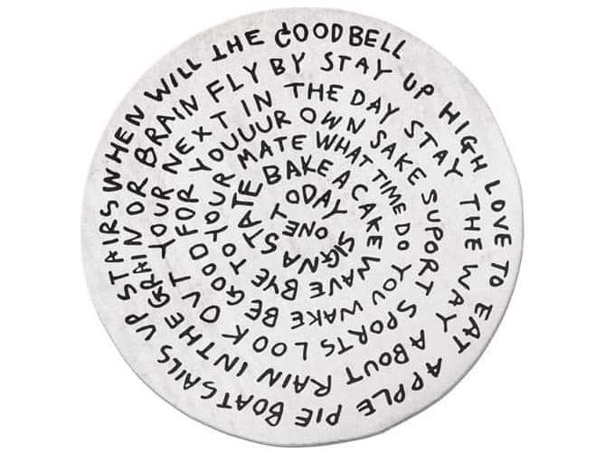 Qeeboo Linescapes Morning Thoughts Graphic Area Rug