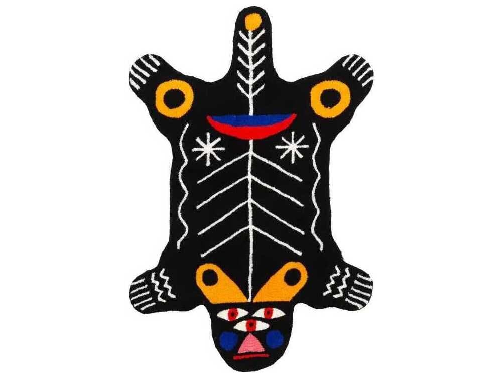 Qeeboo Oggian Kinotto Graphic Area Rug