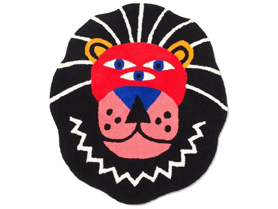 Qeeboo Oggian Leo Graphic Area Rug