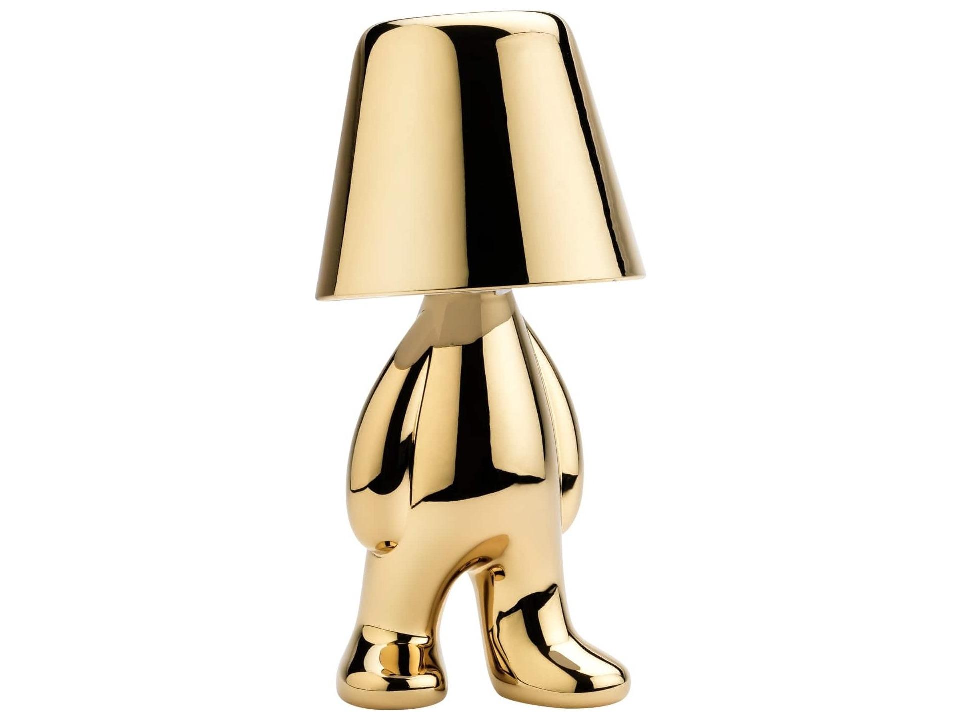 Qeeboo Golden Brothers Gold Table Lamp