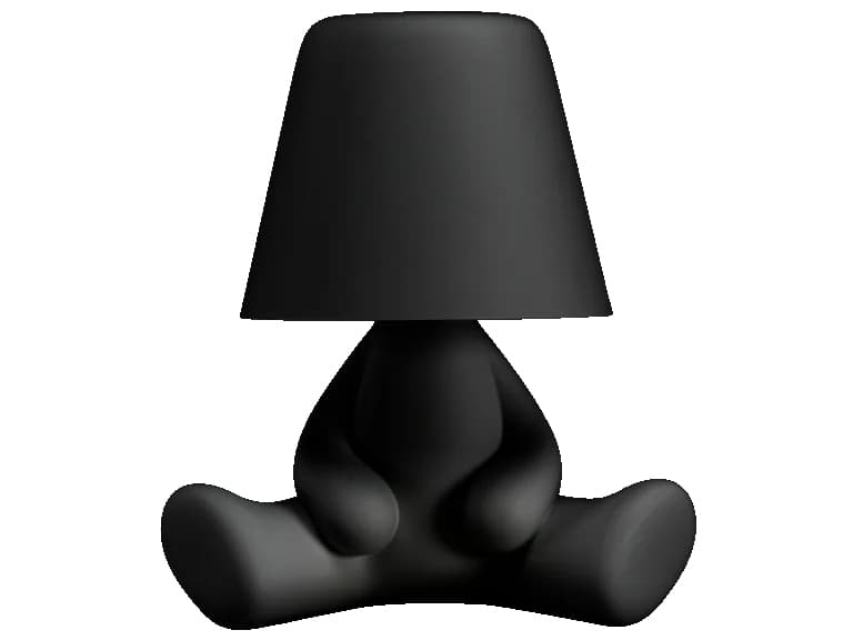 Qeeboo Sweet Brothers Black Table Lamp (Set of 5)