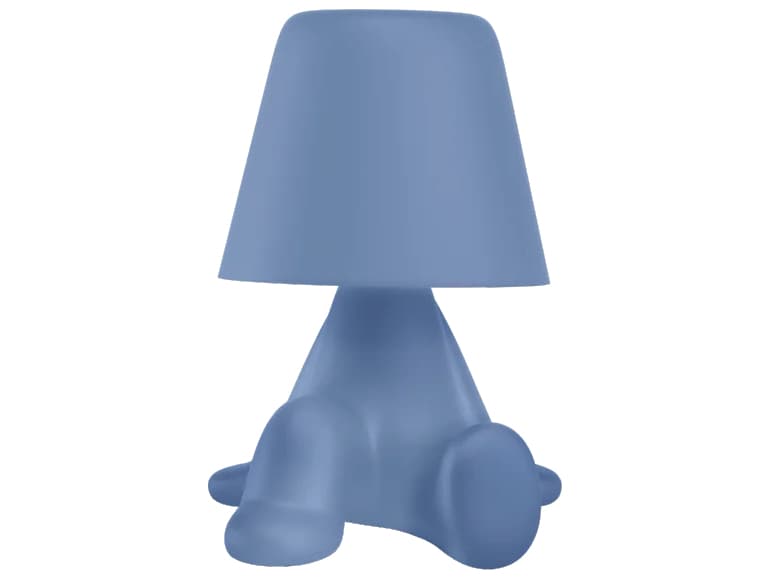 Qeeboo Sweet Brothers Light Blue Table Lamp