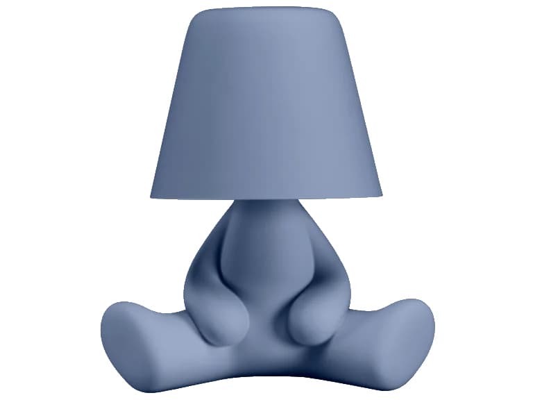 Qeeboo Sweet Brothers Light Blue Table Lamp (Set of 5)