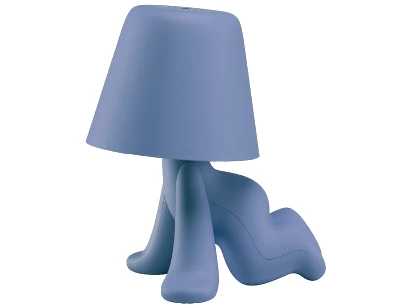 Qeeboo Sweet Brothers Light Blue Table Lamp