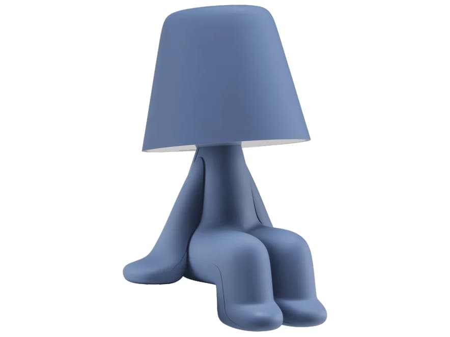 Qeeboo Sweet Brothers Light Blue Table Lamp