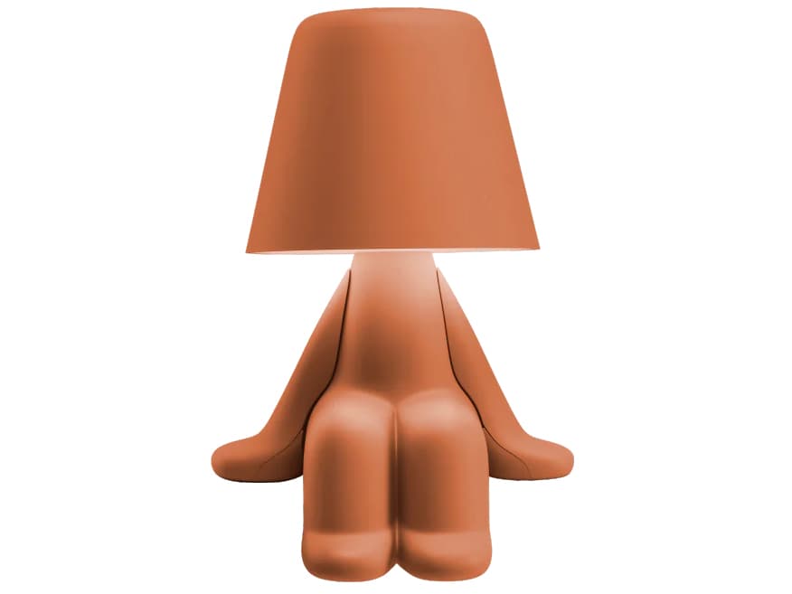 Qeeboo Sweet Brothers Terracotta Orange Table Lamp (Set of 5)