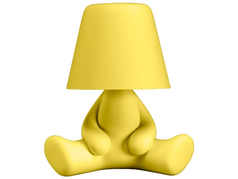 Qeeboo Sweet Brothers Yellow Table Lamp