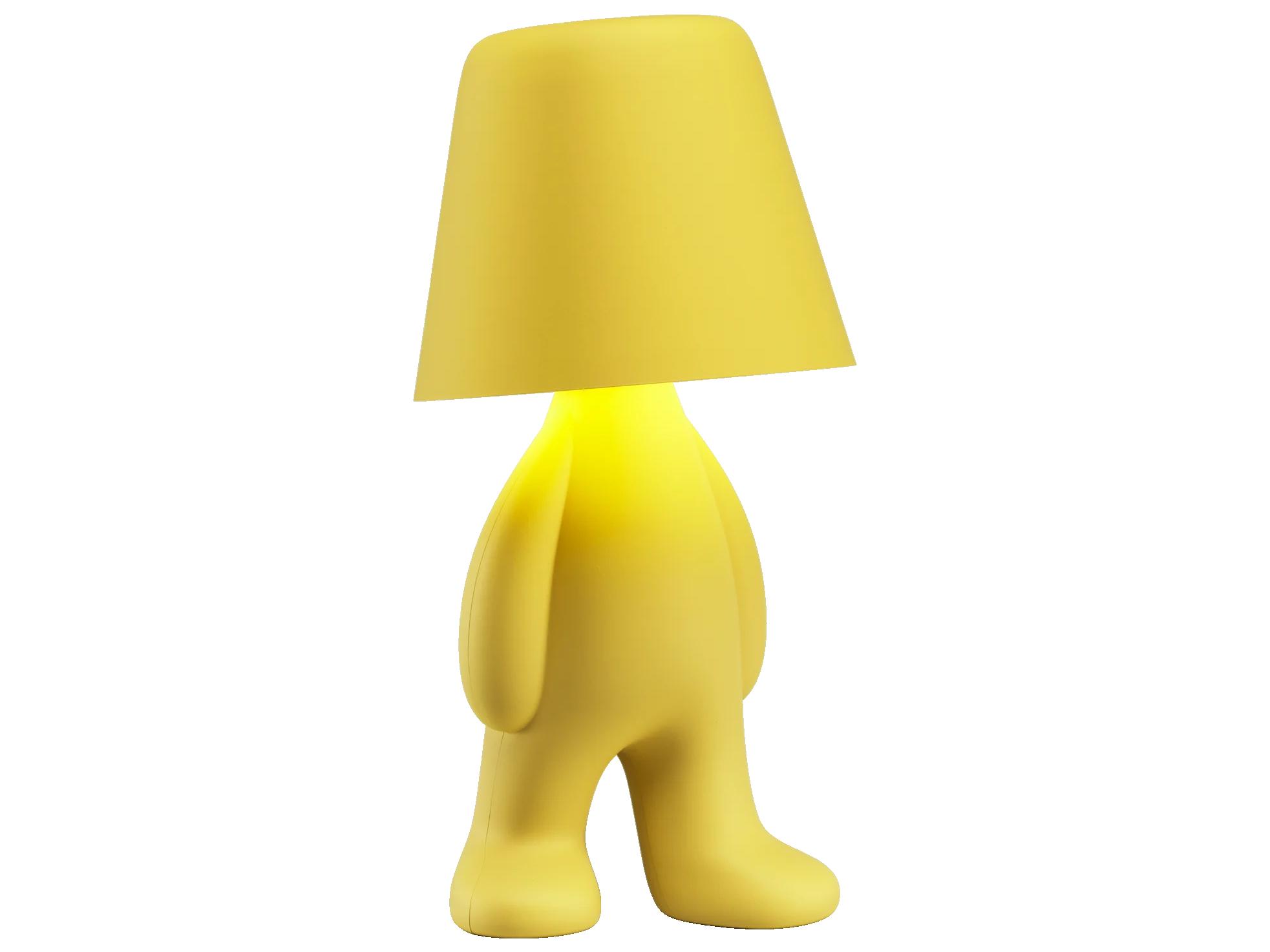 Qeeboo Sweet Brothers Yellow Table Lamp