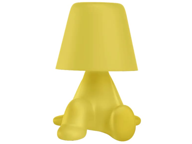 Qeeboo Sweet Brothers Yellow Table Lamp (Set of 5)