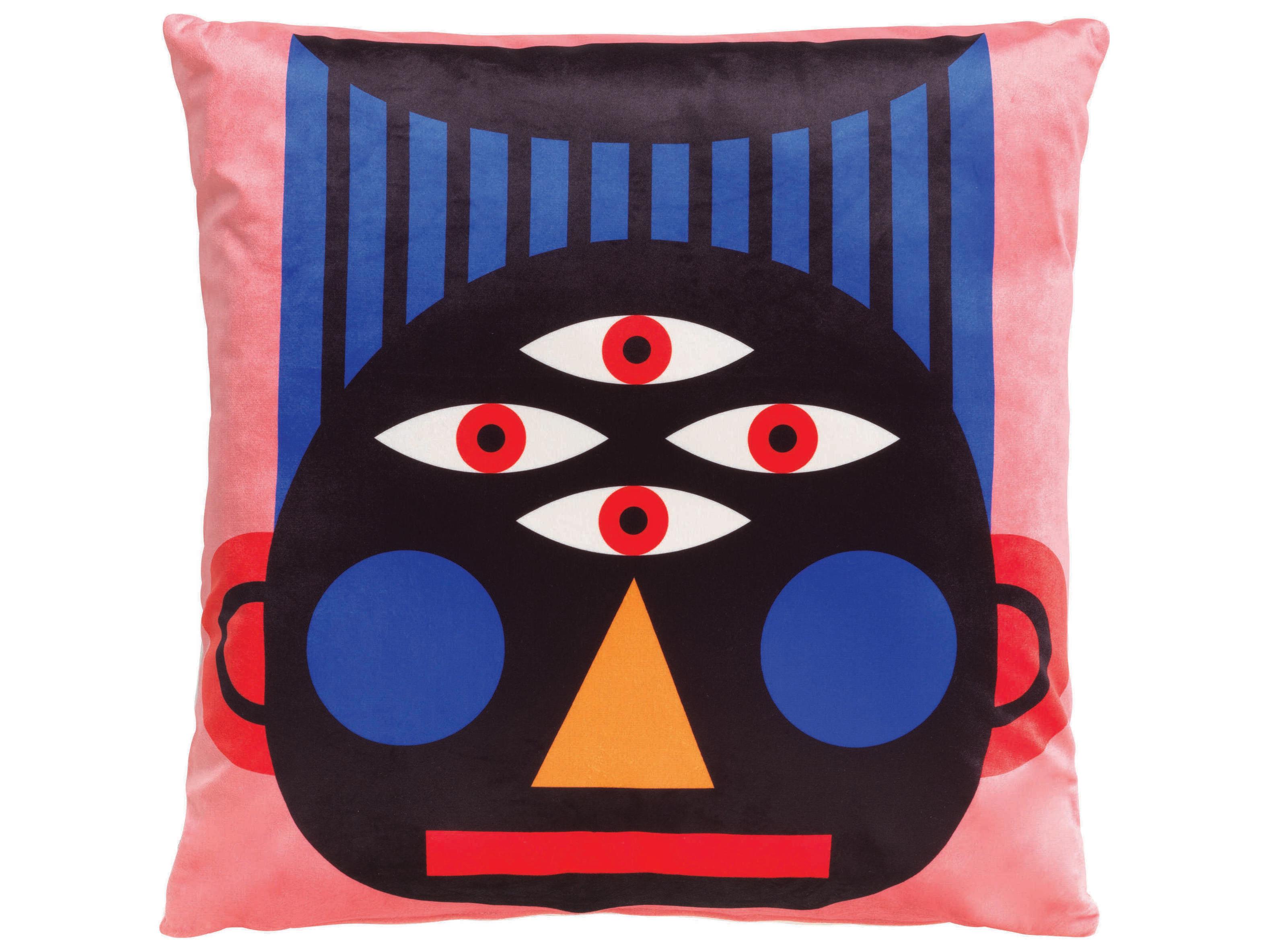 Qeeboo Oggian Face Pillow