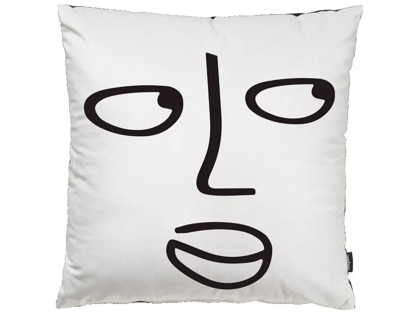 Qeeboo Linescapes Who Are You Pillow