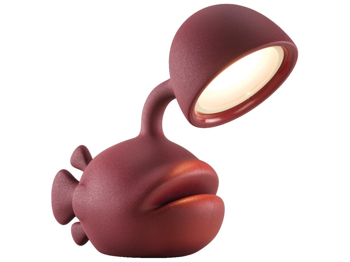 Qeeboo Abyss 1-Light Bordeaux Red Wall Sconce