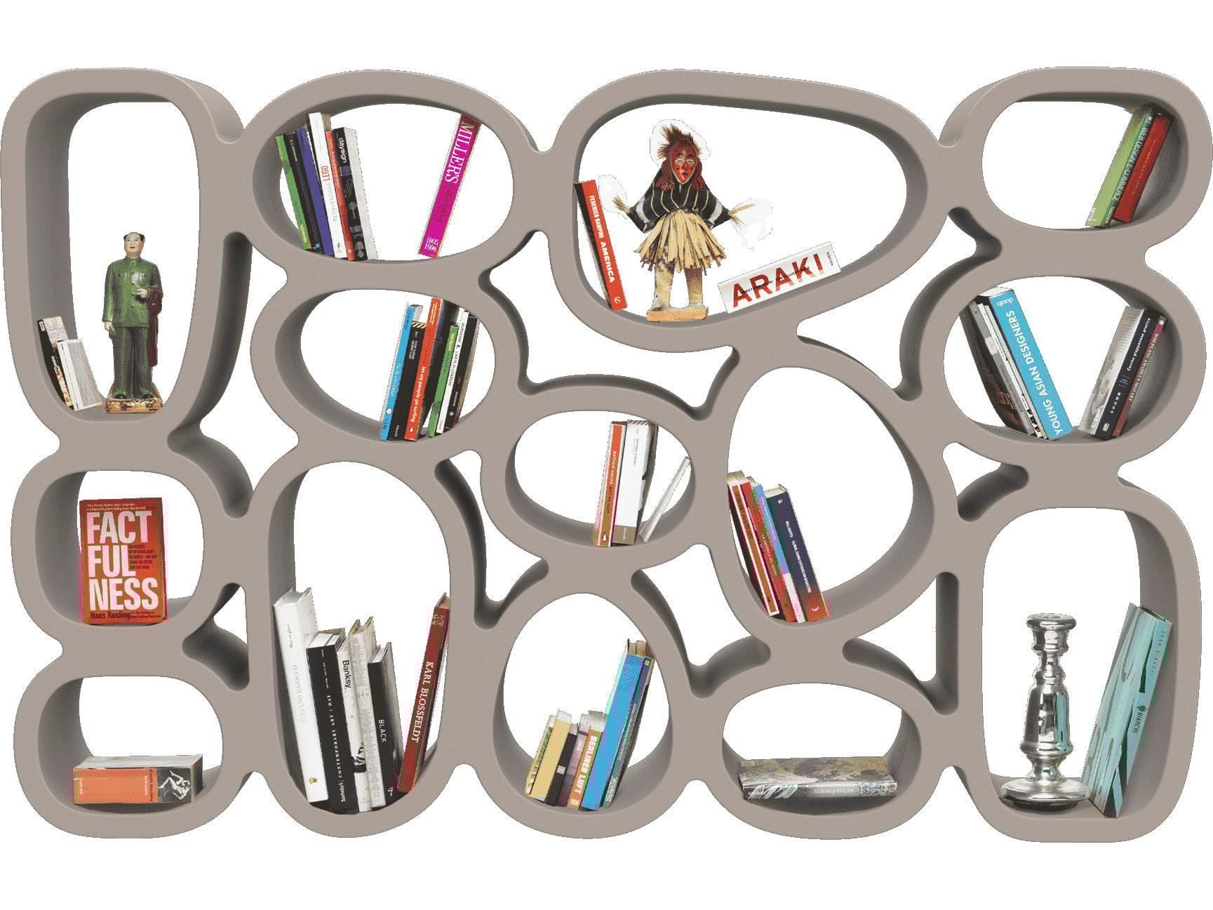 Qeeboo Koibuchi Dove Grey Bookcase