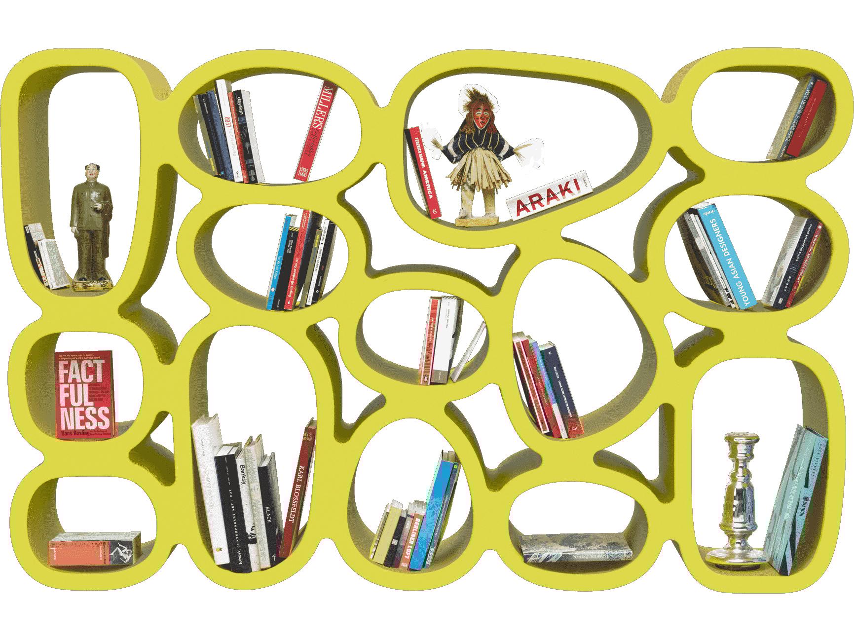 Qeeboo Koibuchi Mustard Bookcase