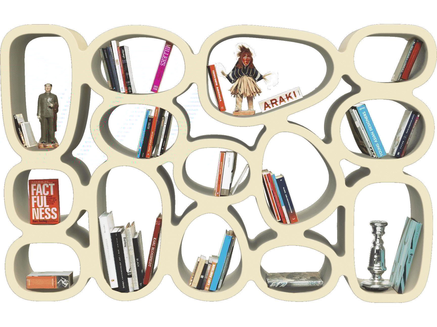 Qeeboo Koibuchi Ivory Bookcase