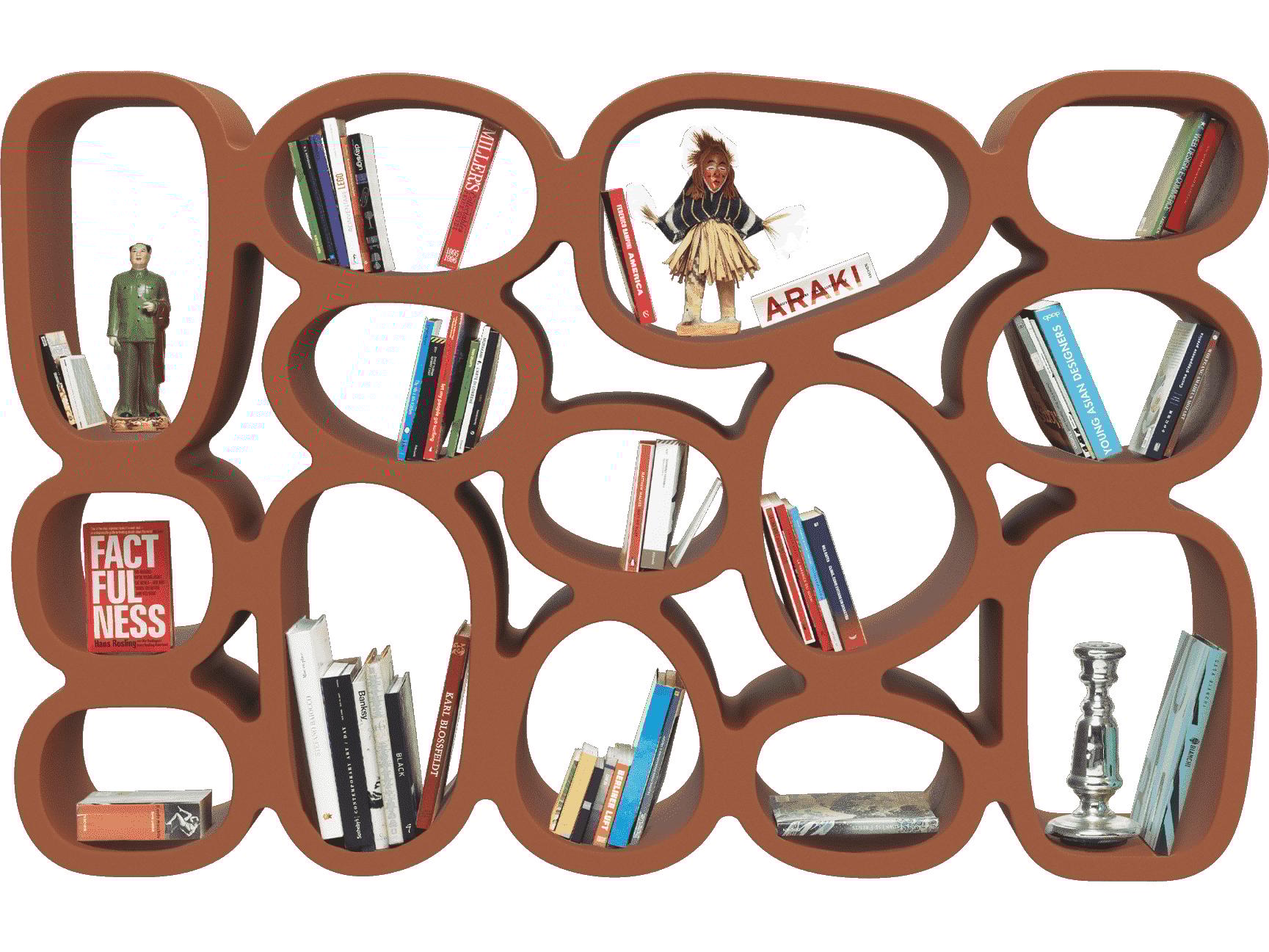 Qeeboo Koibuchi Terracotta Bookcase