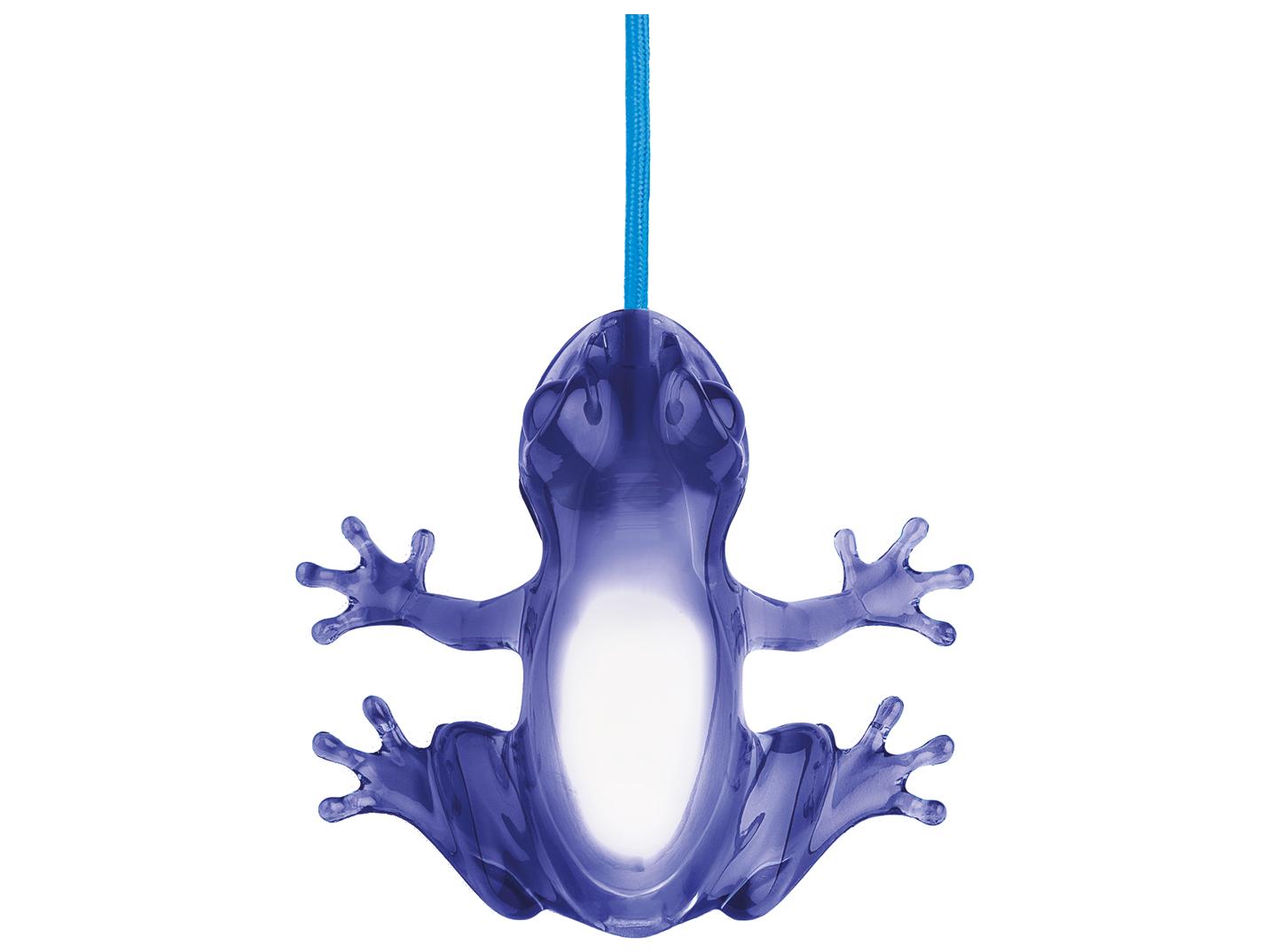 Qeeboo Hungry Frog Sapphire Purple Table Lamp