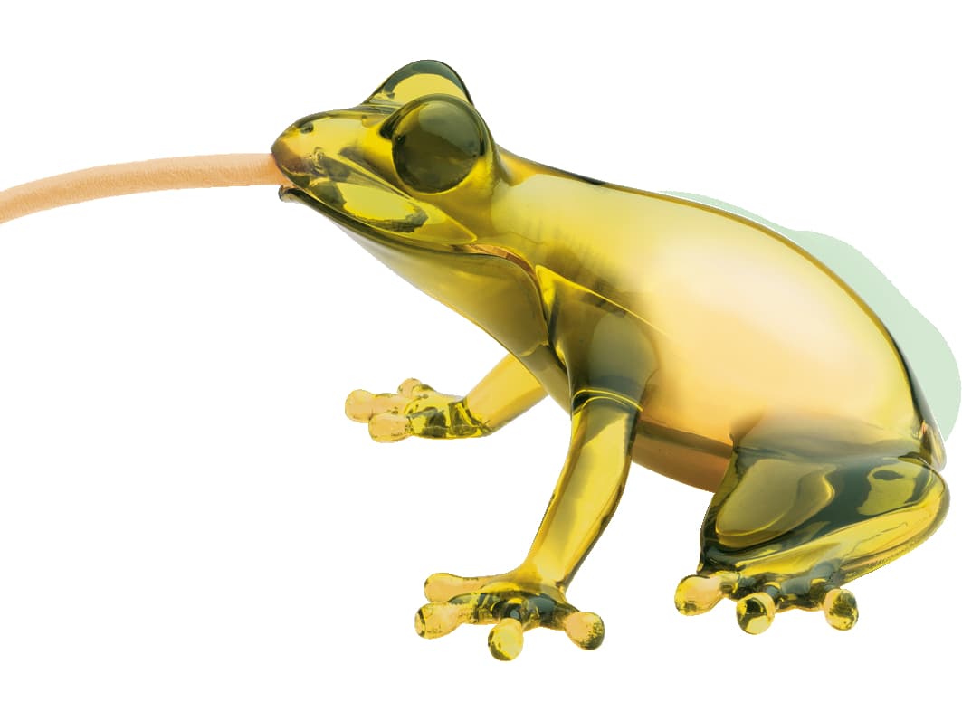 Qeeboo Hungry Frog Topaz Green Table Lamp