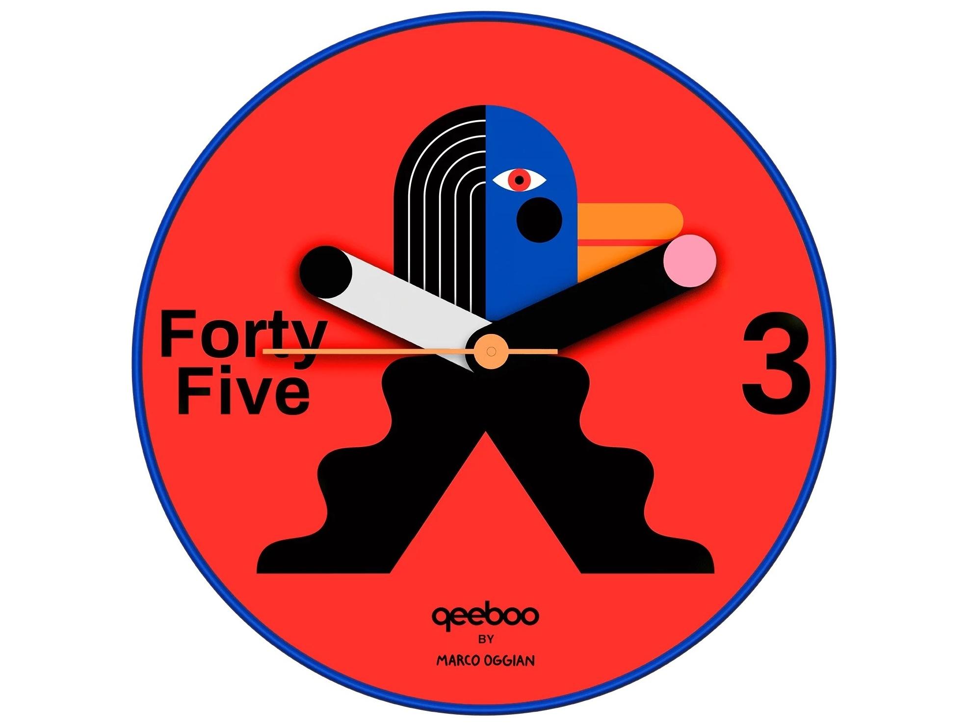 Qeeboo Oggian Joe Quack Wall Clock