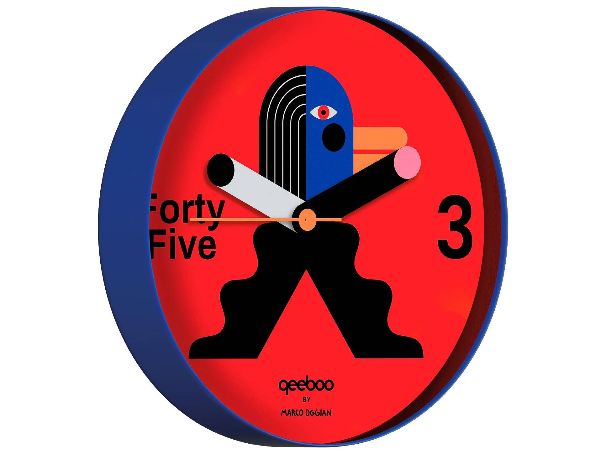 Qeeboo Oggian Joe Quack Wall Clock