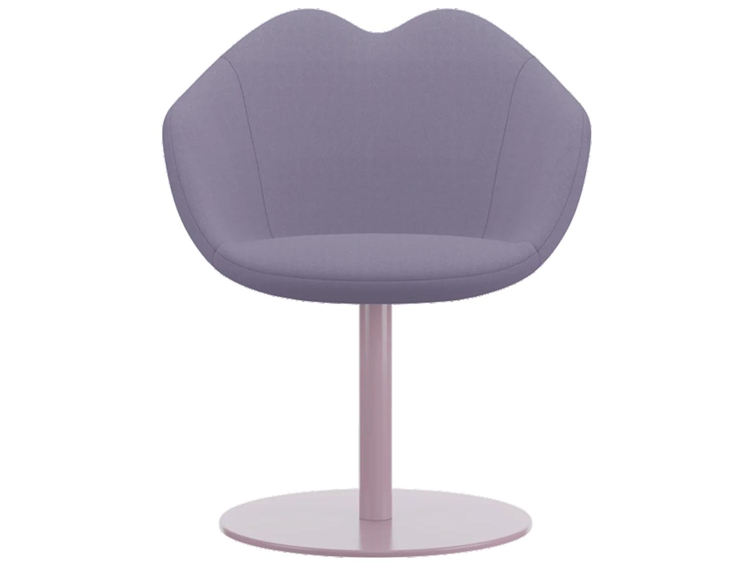 Qeeboo XOXO Pink Upholstered Arm Dining Chair