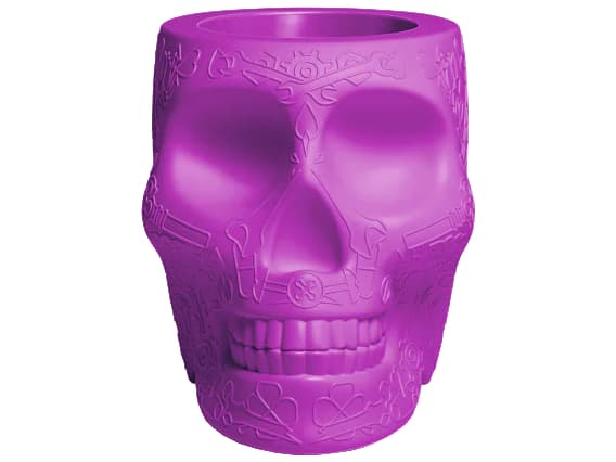 Qeeboo Mexico Purple Planter and Penholder (Set of 5)