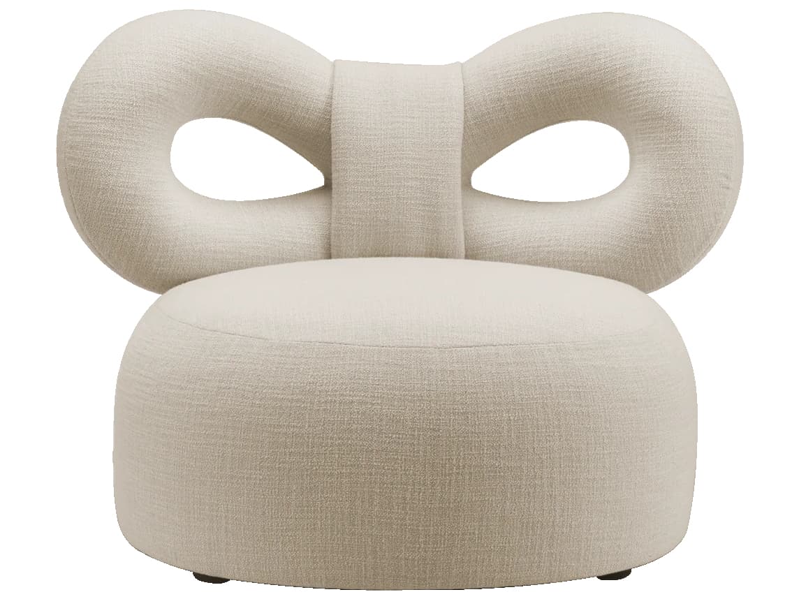 Qeeboo Ribbon Beige Accent Chair